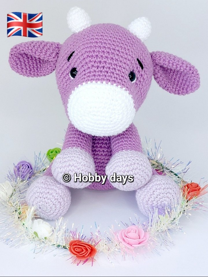 UK Pattern - Amigurumi Crochet Cow product image (1)