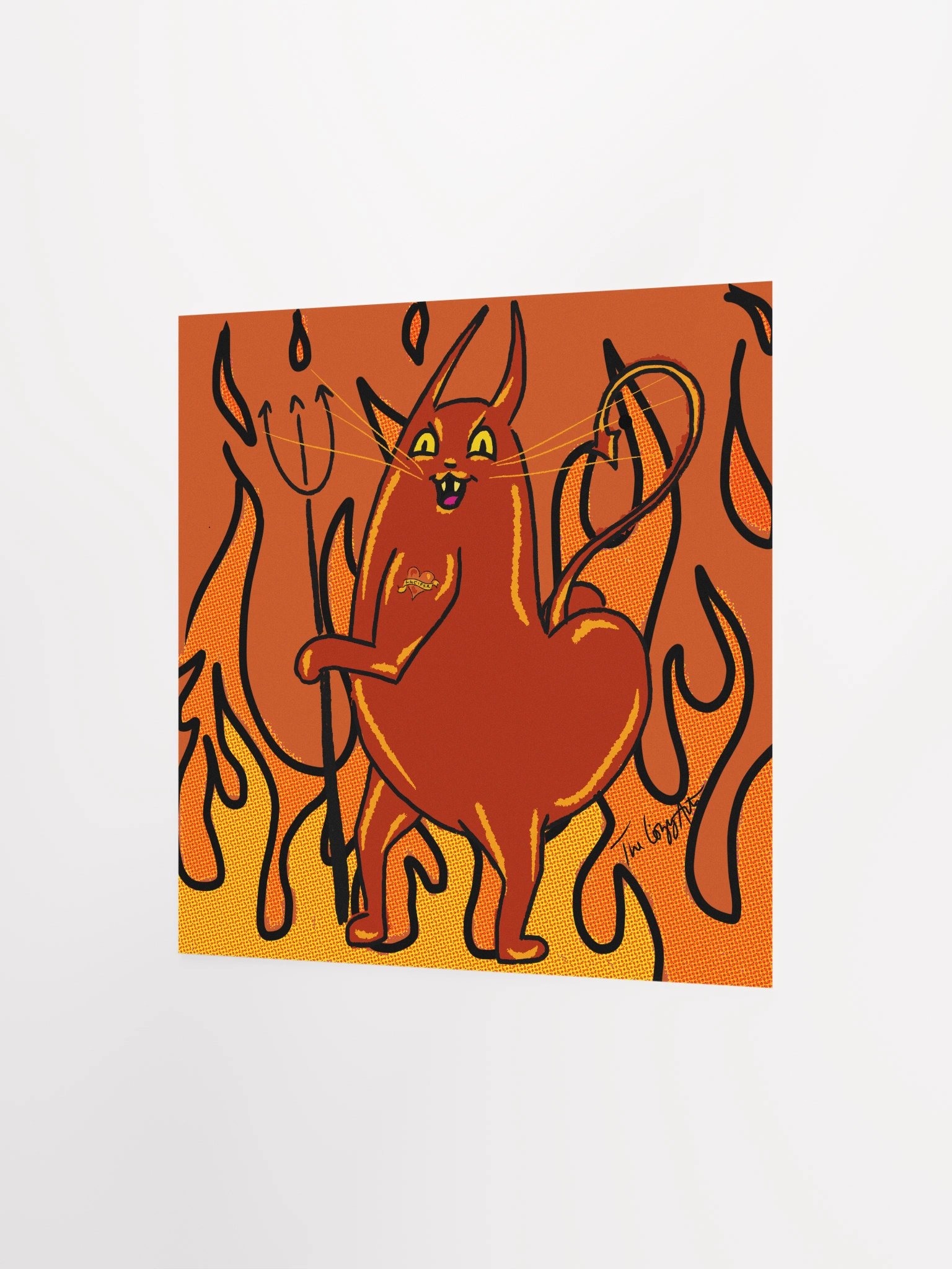 Caked Up Demon Bean Cat product image (2)