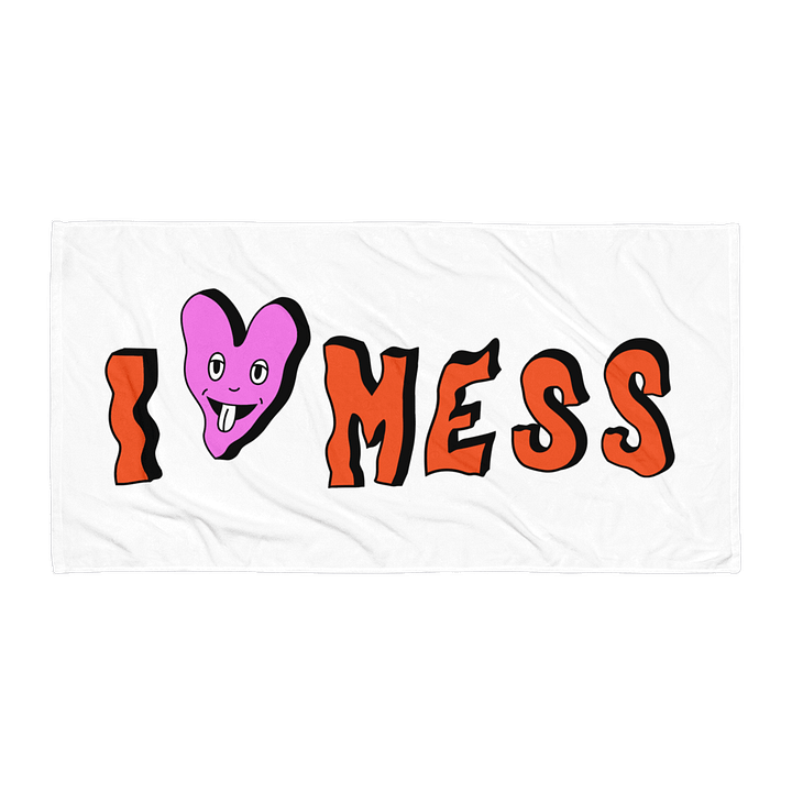 I Heart Mess Towel product image (1)
