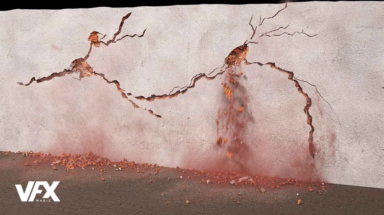 Houdini Wall Cracks Effect product image (2)