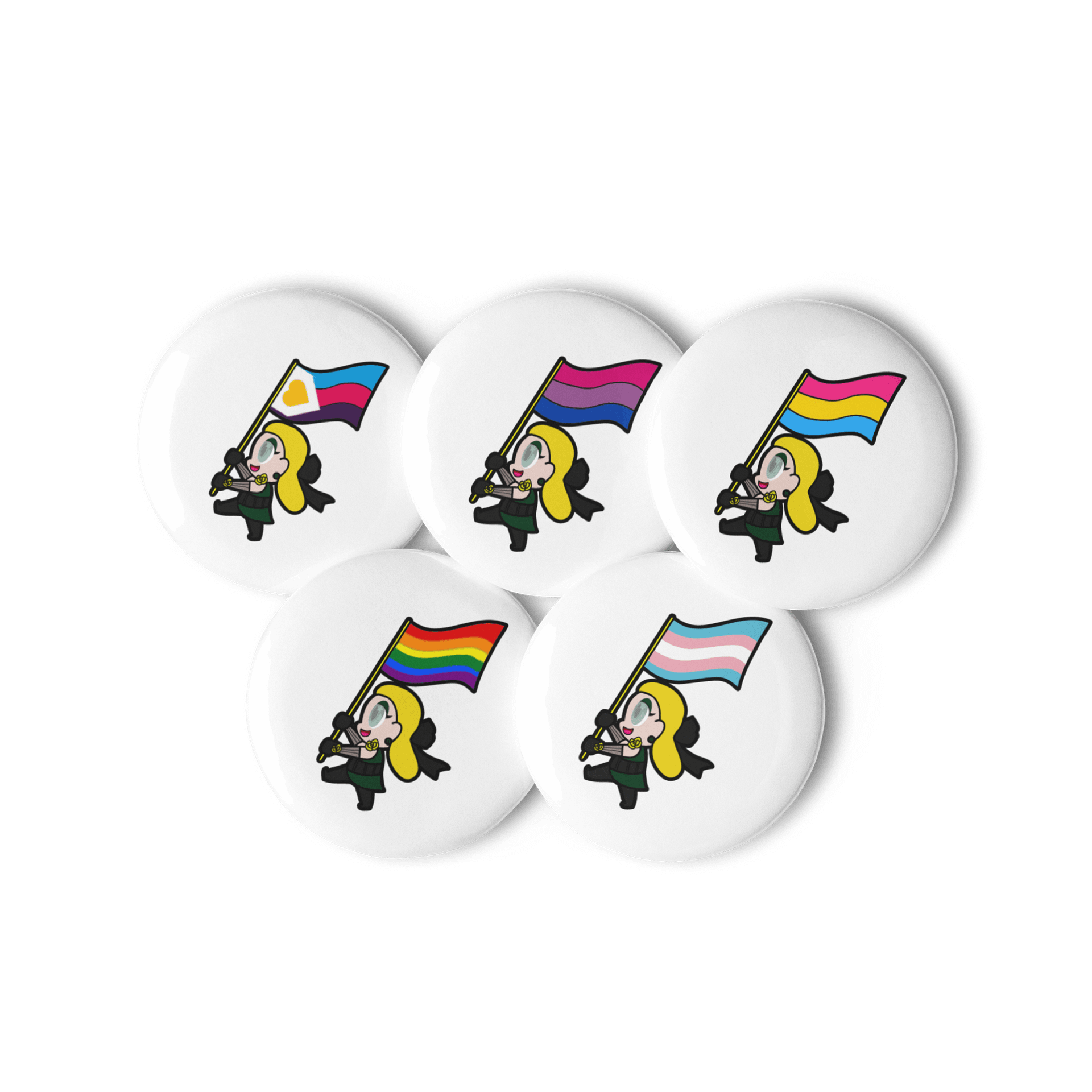 Miss Will-o-Witch Pride Pins Pack 1 product image (3)