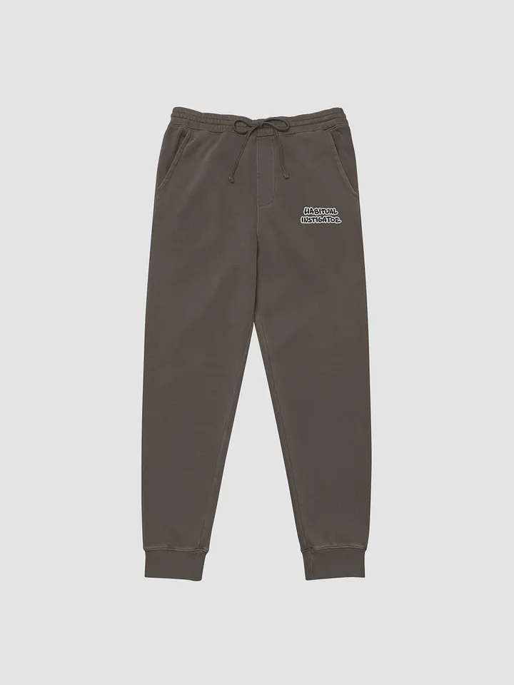 Habitual Instigator embroidered pigment sweatpants (bubble design) product image (3)