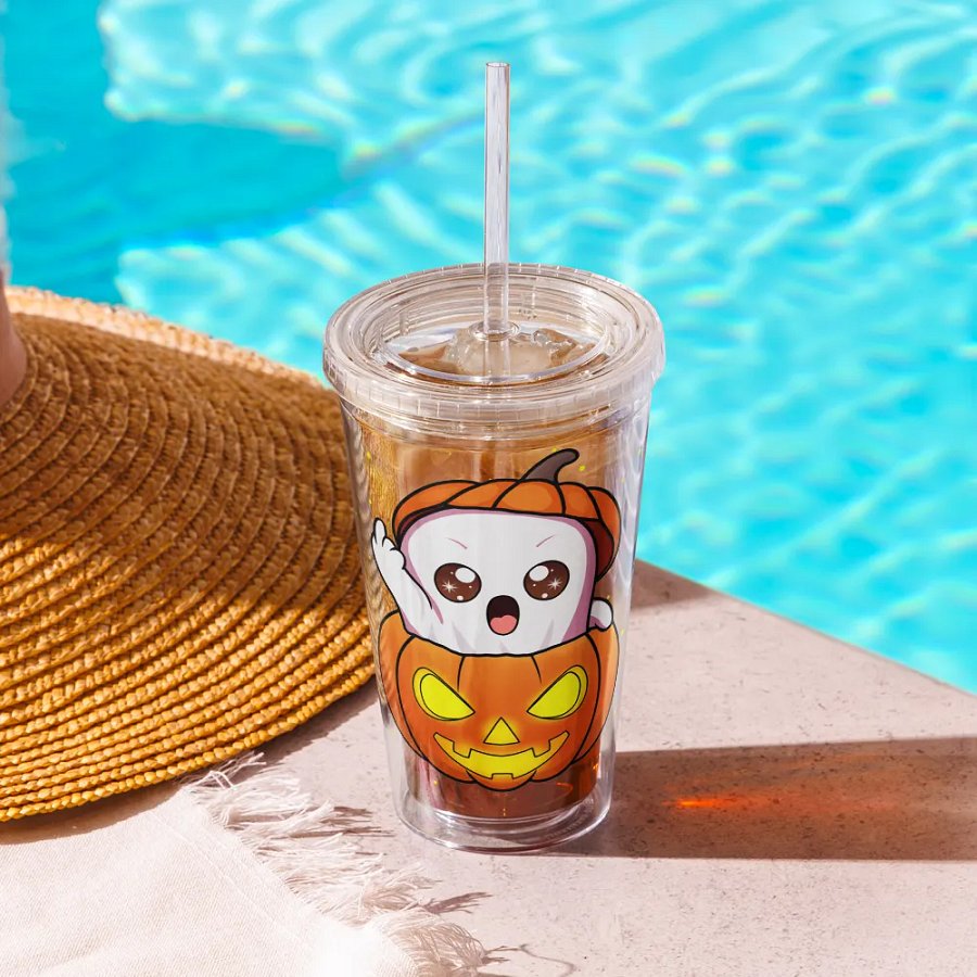 Spooky FU Ghost Pumpkin Tumbler product image (10)