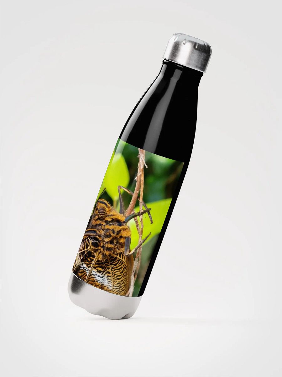 Closeup Tropical Butterfly Stainless Steel Water Bottle product image (3)
