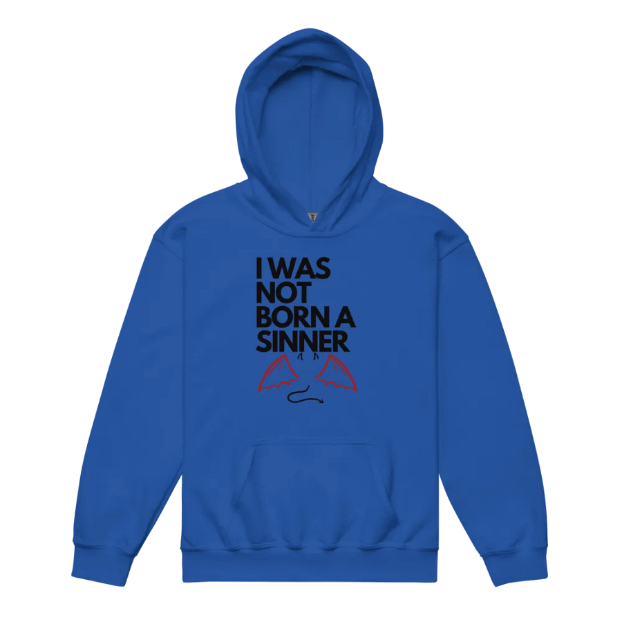 Youth Hoodie - I Was Not Born a Sinner product image (9)