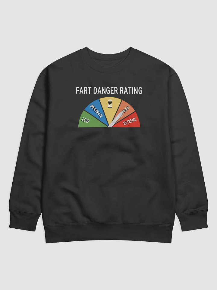 Fart Danger Rating Funny Farting Dad Joke design product image (1)