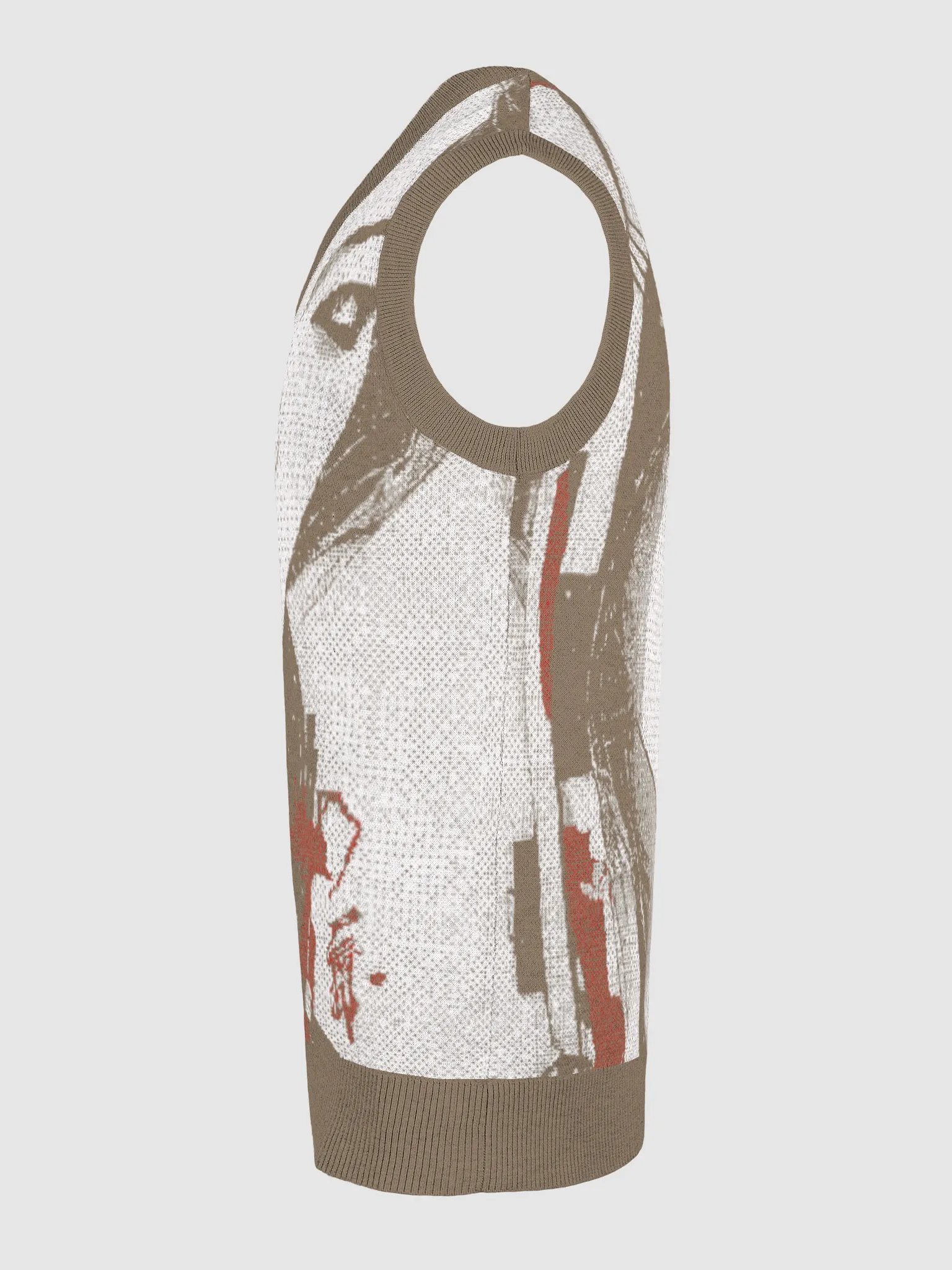 Geisha-Inspired II Serenity Jacquard V-Neck Vest product image (6)