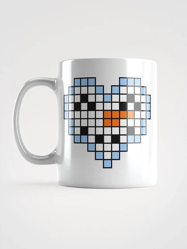 Snowman Heart White Glossy Mug product image (1)