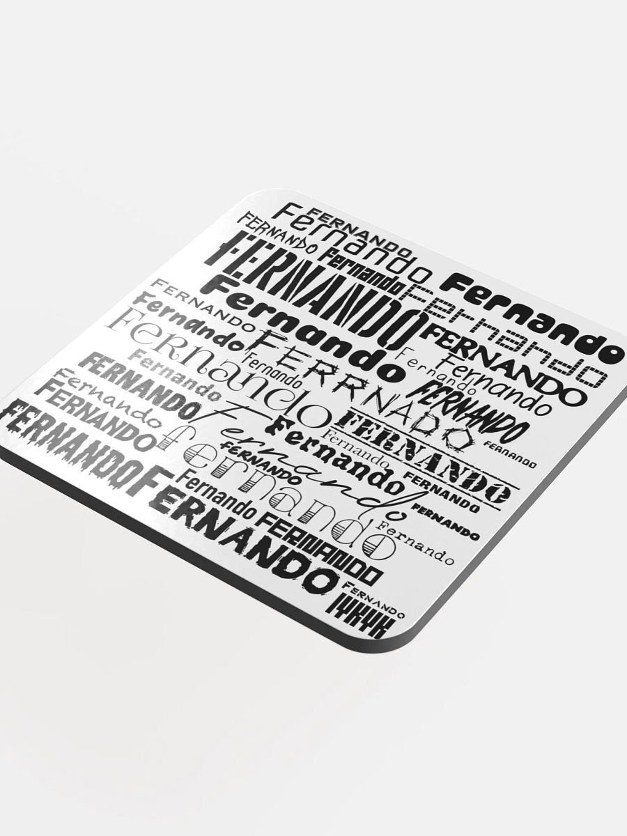 IYKYK Ferrnado (Black/ White) Coaster product image (4)