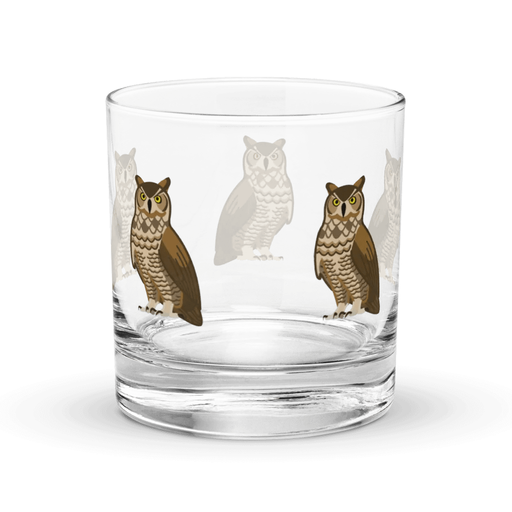 Owl Love You Forever Rocks Glass 2 product image (4)