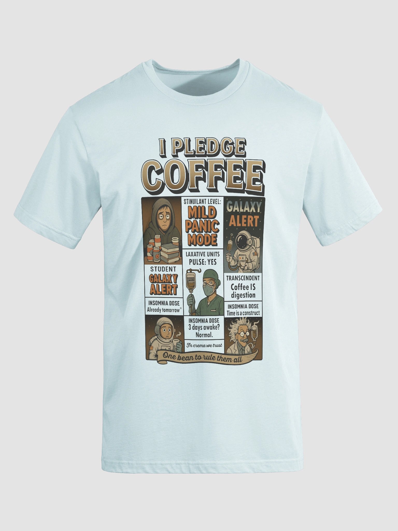Title: I Pledge Coffee - The Ultimate Caffeine LOVERS T-Shirt product image (8)