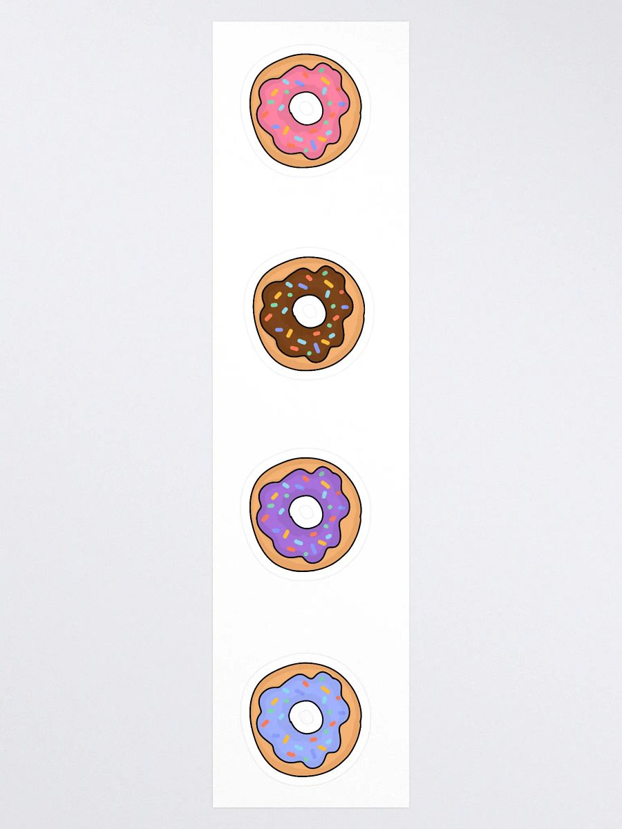Donut Delight Kiss Cut Stickers Set product image (3)
