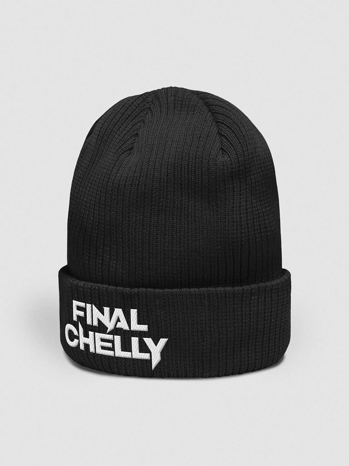 Final Chelly Logo Organic Ribbed Embroidered Beanie product image (2)