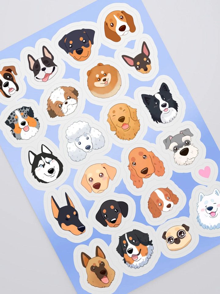 Dogs faces Sticker Collection product image (2)
