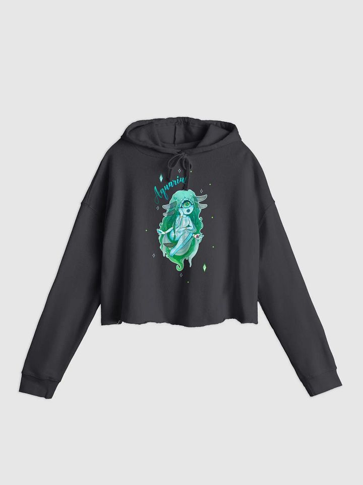 Aquarius Crop Hoodie (Zodiac Series) product image (6)