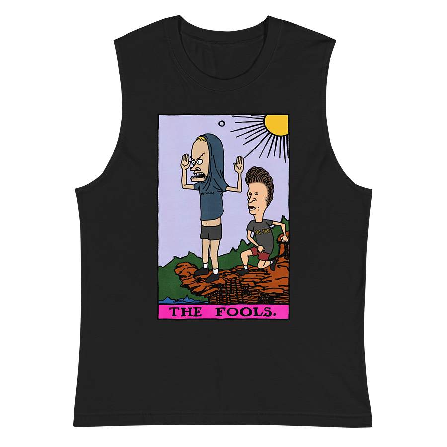 Cornholio Beavis and Butthead Fool Tarot Card Tank product image (2)
