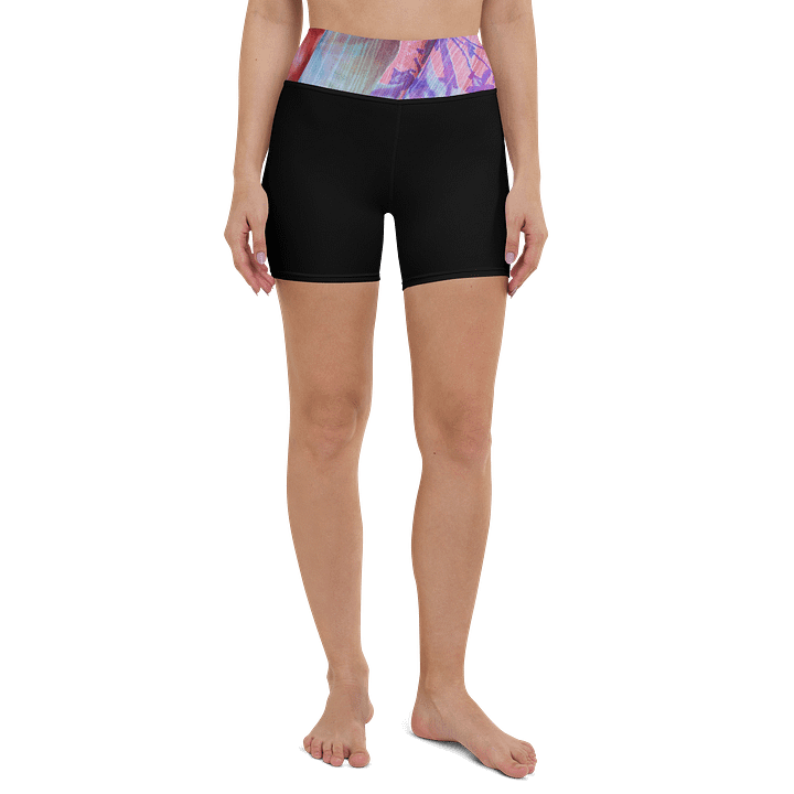 Paradise Breeze Black Flow Yoga Shorts product image (2)
