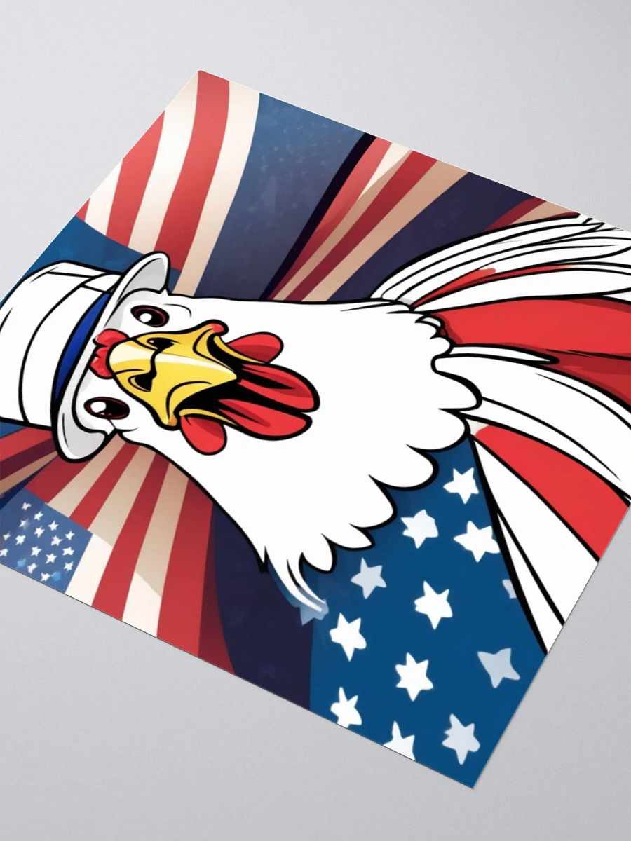 Patriotic Bird Top Hat Sticker Set product image (3)