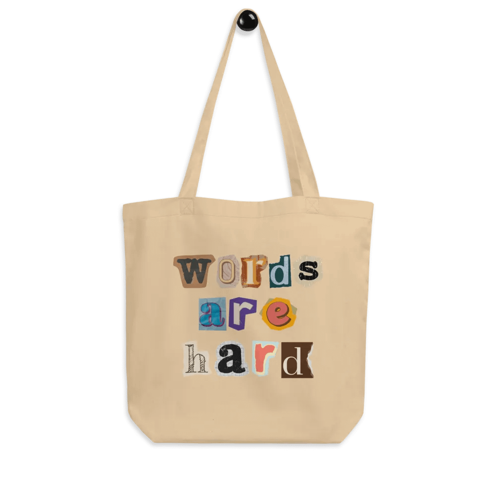 Words Are Hard Alt Design Tote product image (8)