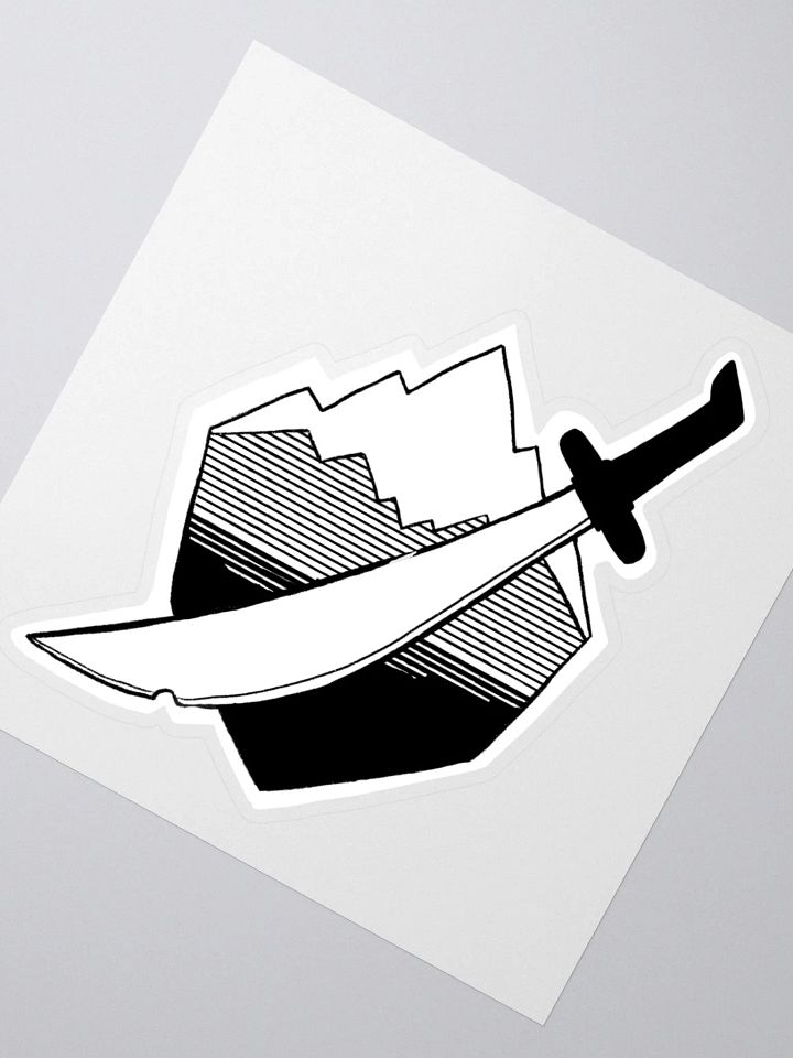 Ash-Kai Black & White Symbol Sticker product image (2)