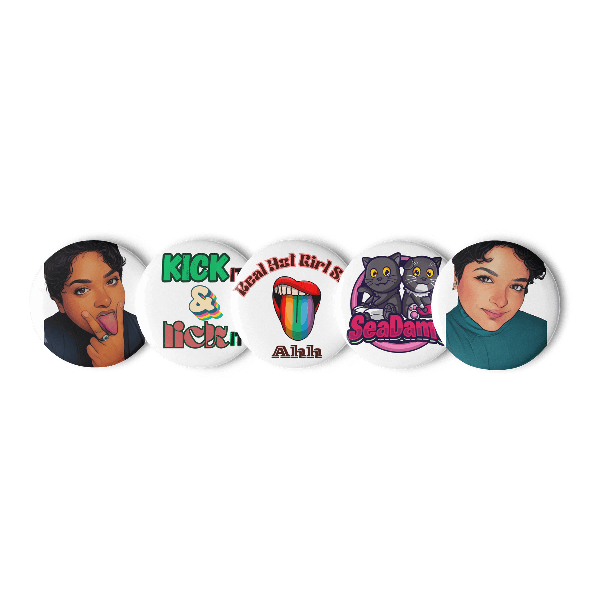 SeaDame - Self-Portrait Logo Pin Set product image (1)