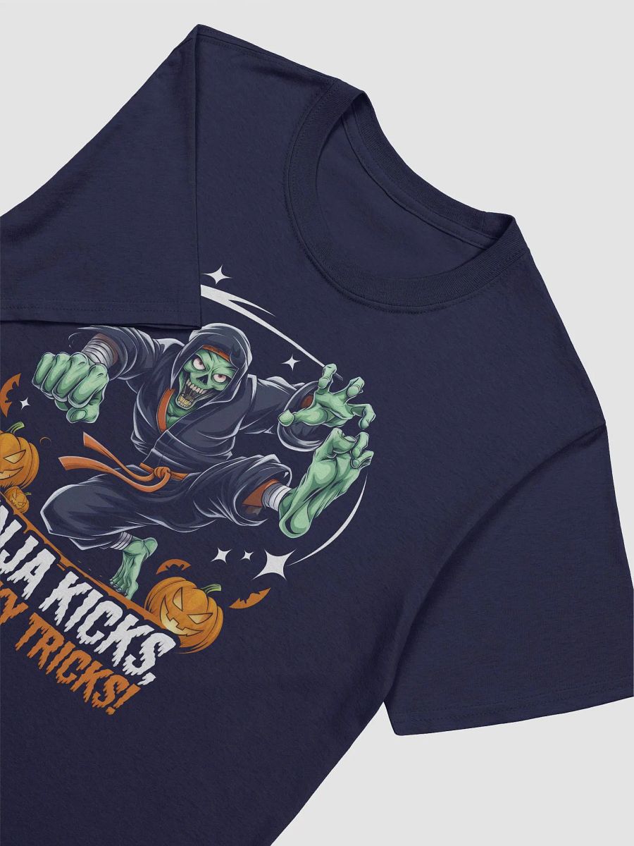 Halloween Ninja Costume Pumpkin Zomby Ninja T-Shirt product image (3)