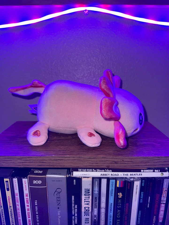 Pink Axolotl Plush product image (2)