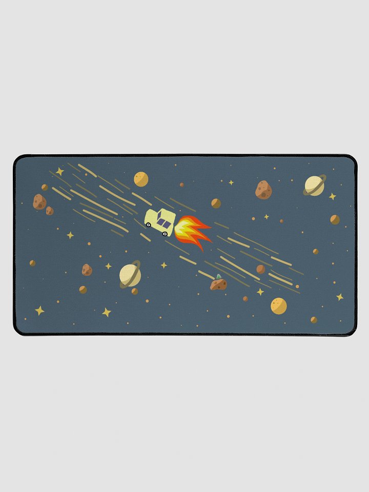 Night Sky Rocket Powered Cars Deskpad product image (1)