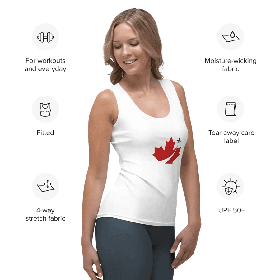 White Tank Top - Ladies product image (7)