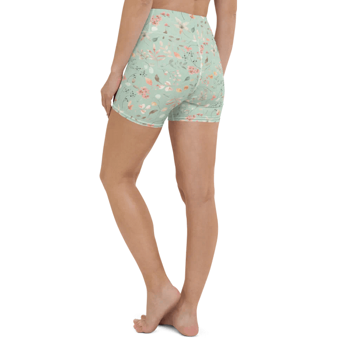 Floral Bliss Yoga Shorts product image (1)