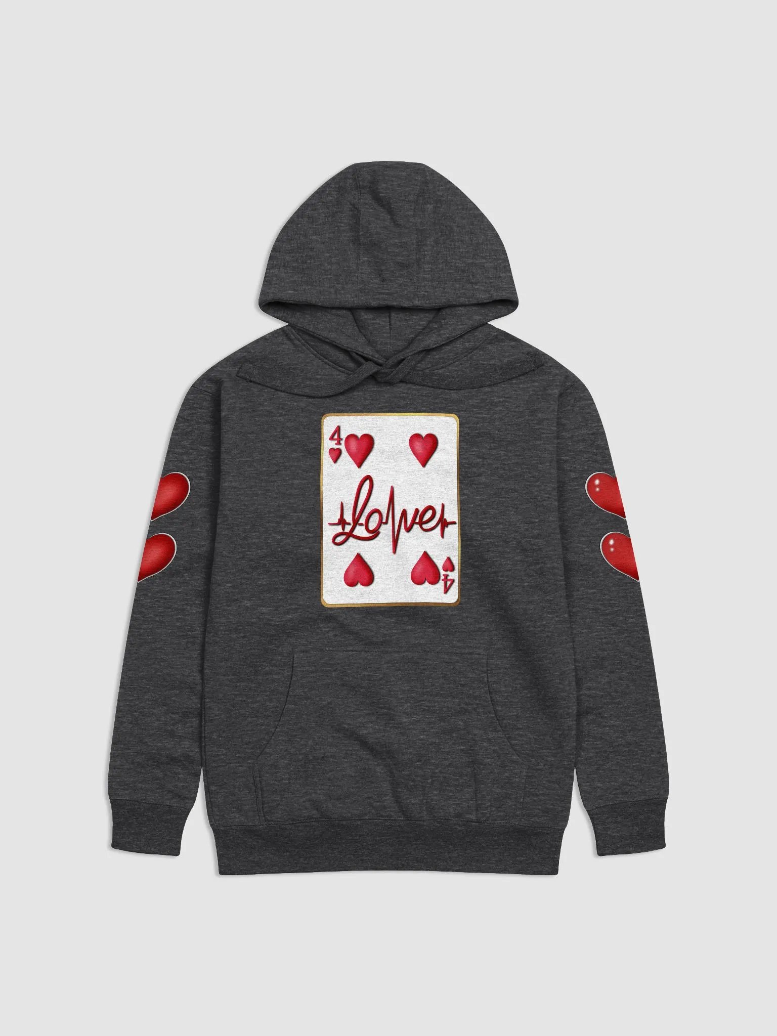 Guardian of Love: 4 of Hearts Hoodie product image (7)