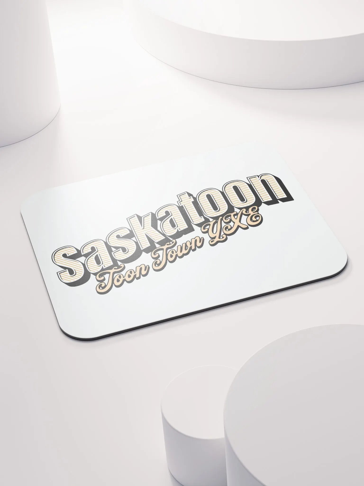Saskatoon Toon Town YXE Mouse Pad product image (4)