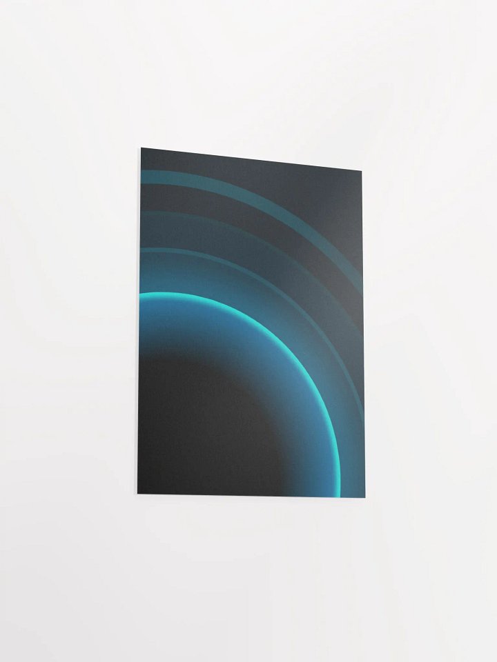 Cyan Pulse Poster product image (9)