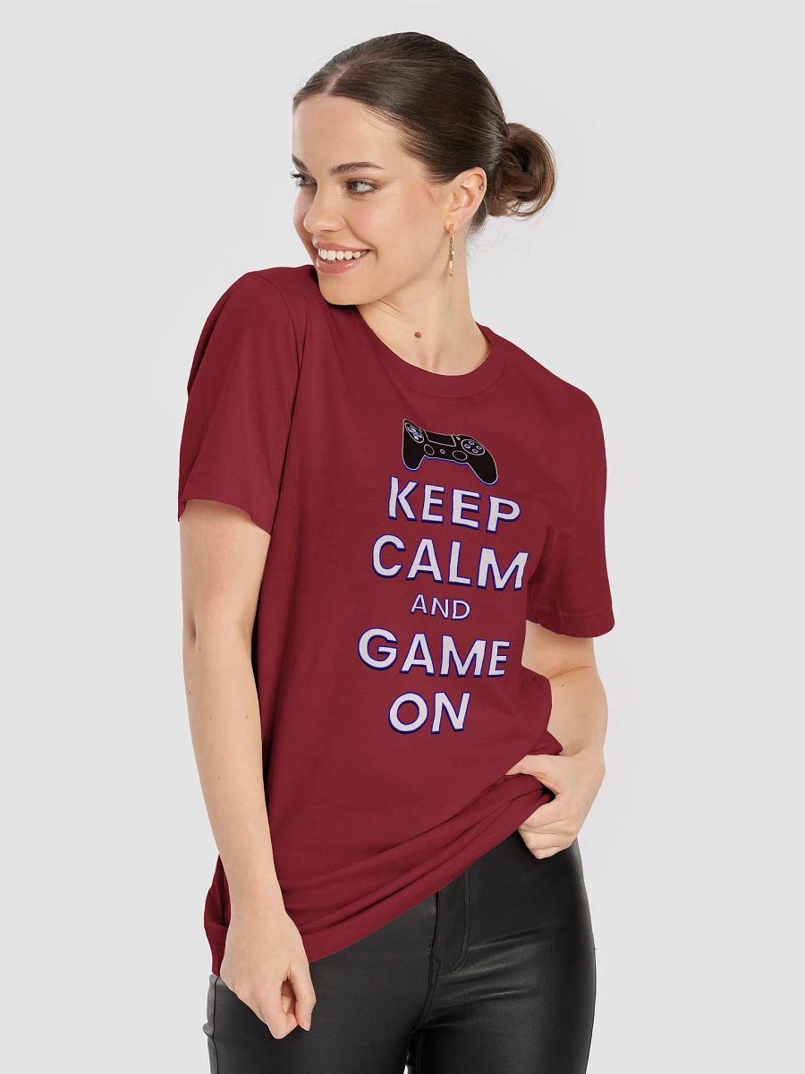 KEEP CALM AND GAME ON PS T-SHIRT product image (8)