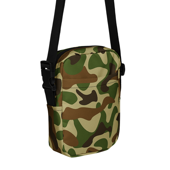 Woodland Green Army Camouflage Military Camo Pattern Crossbody Bag product image (1)