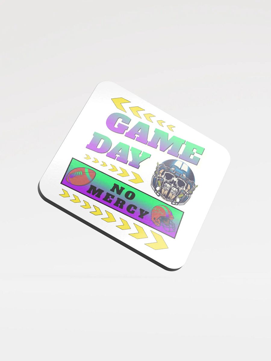 Game Day No Mercy Football Skeleton Cork Coaster product image (1)