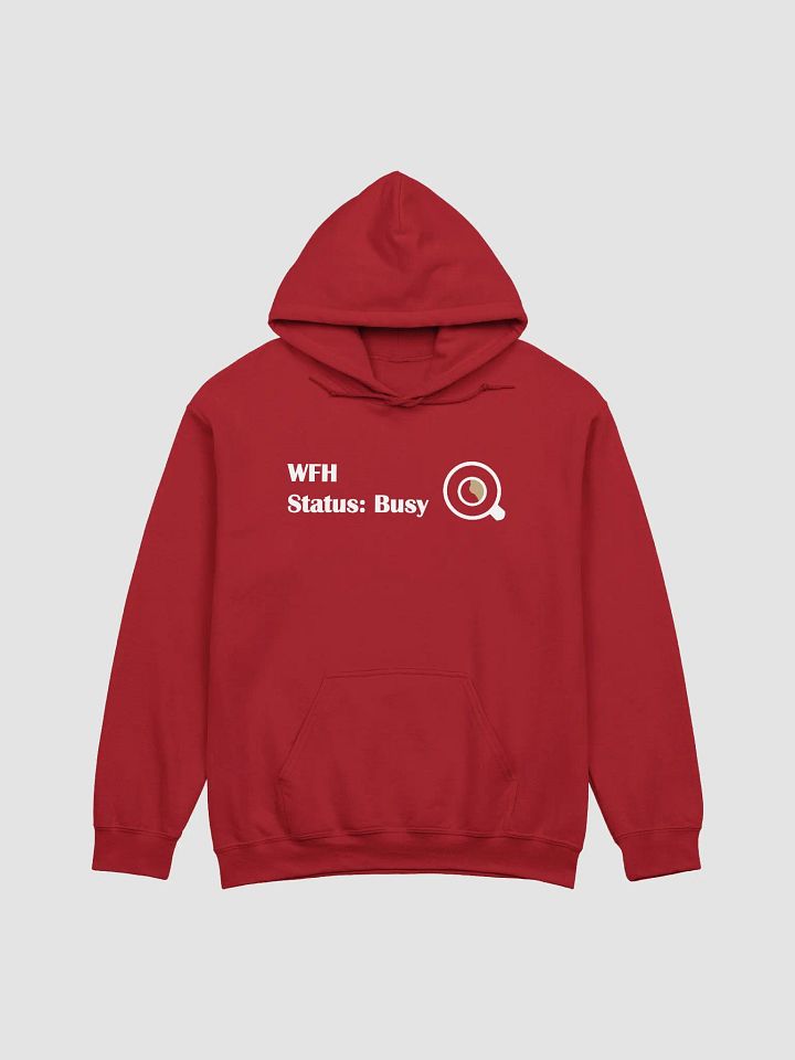 Team WFH, Status Busy, Red Hoodie product image (1)