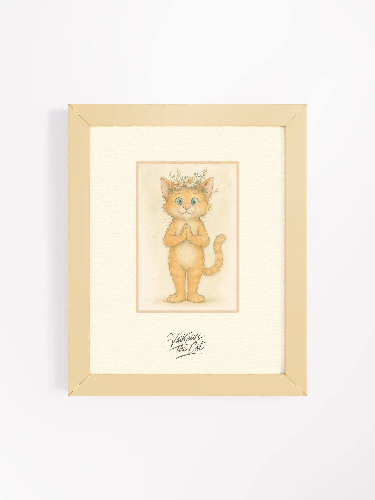 Vaikauri the Cat - Framed Artprint product image (7)