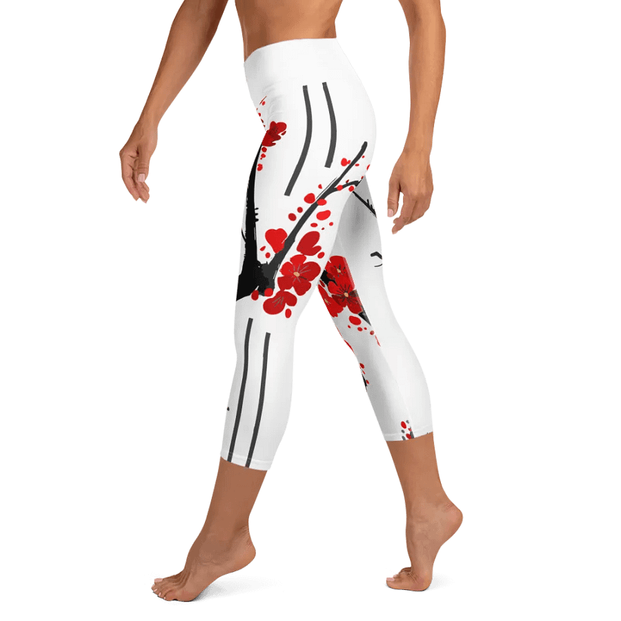 Sakura Blossom Burst - Print Yoga Print Leggings product image (4)