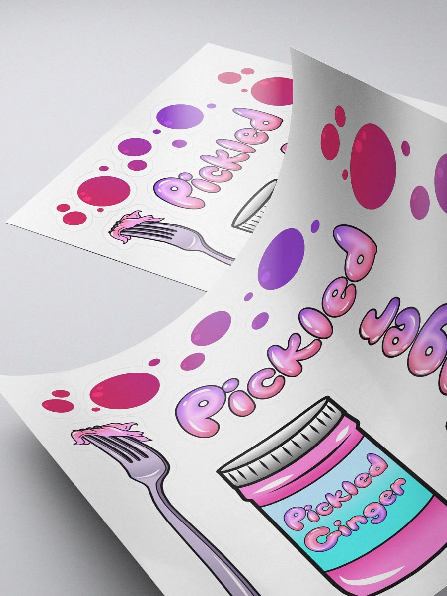 Pickled Ginger Sticker Sheet product image (4)