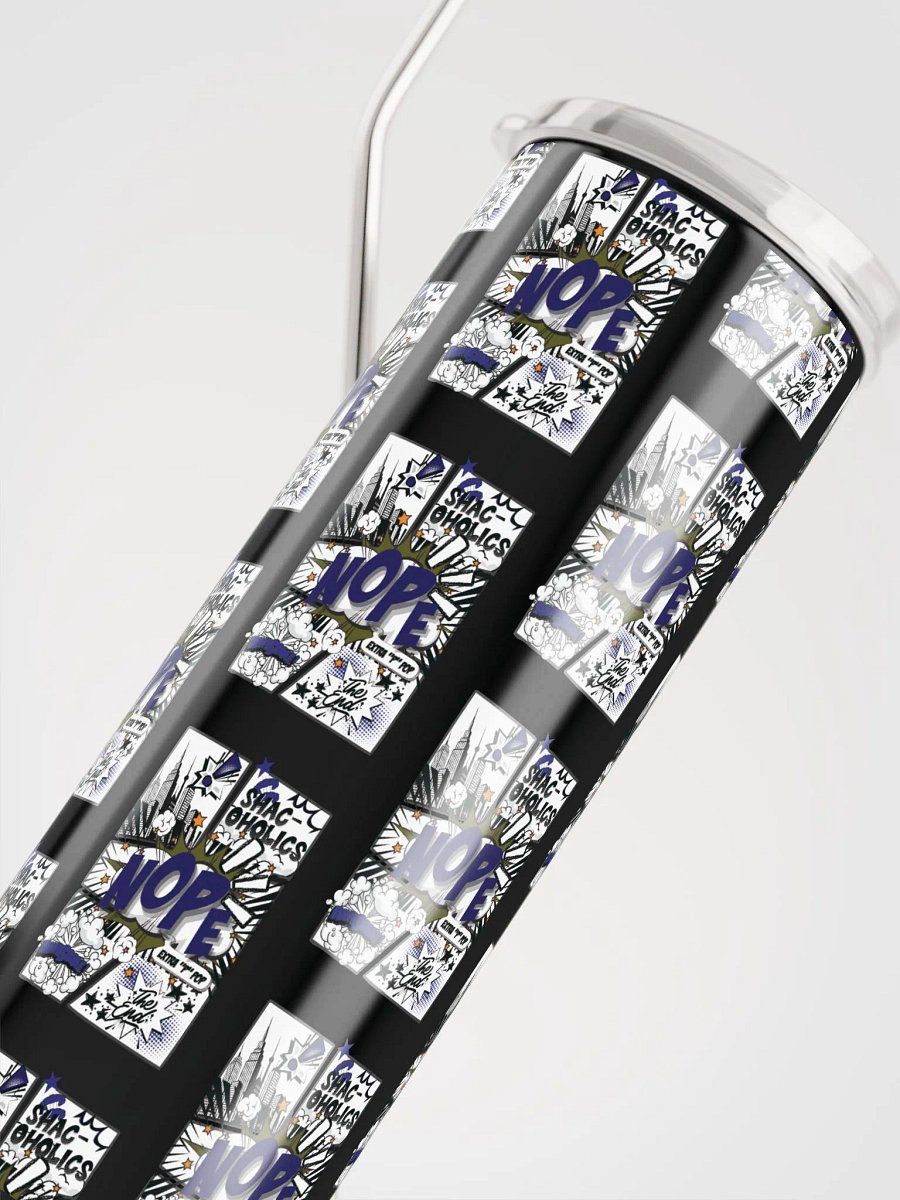 Shac-oholics Comic Blast Tumbler - Dark Blue 