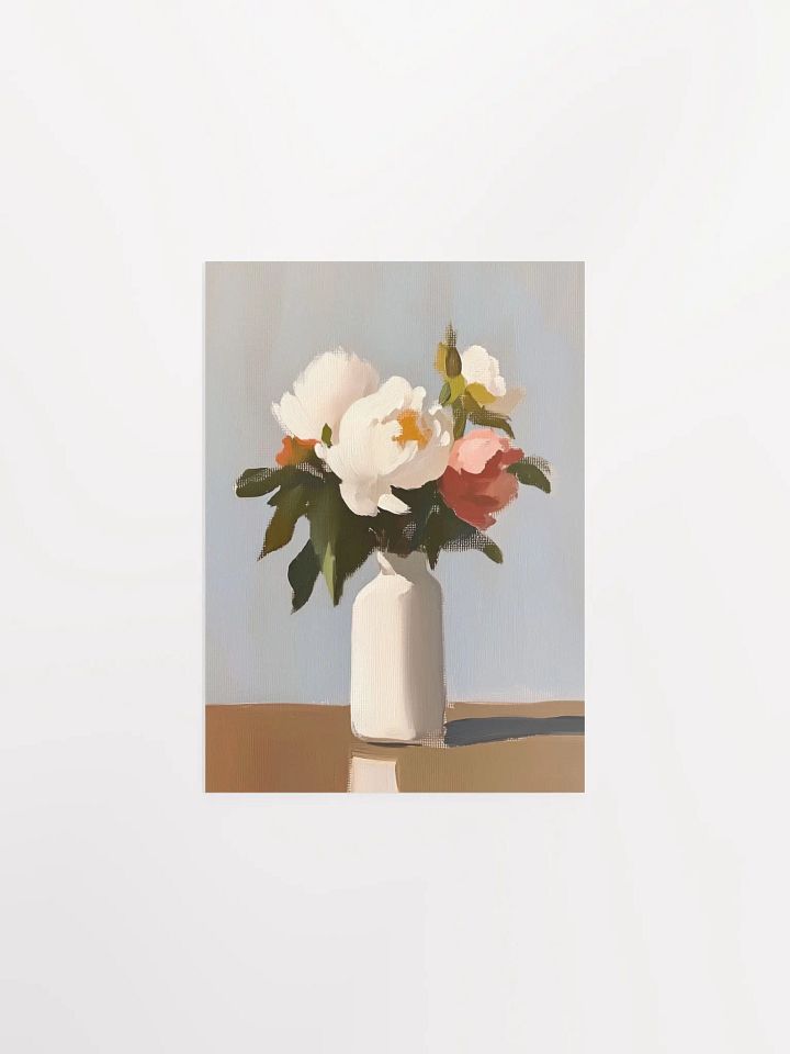 Modern Farmhouse: Peonies Vase I Art Print product image (4)