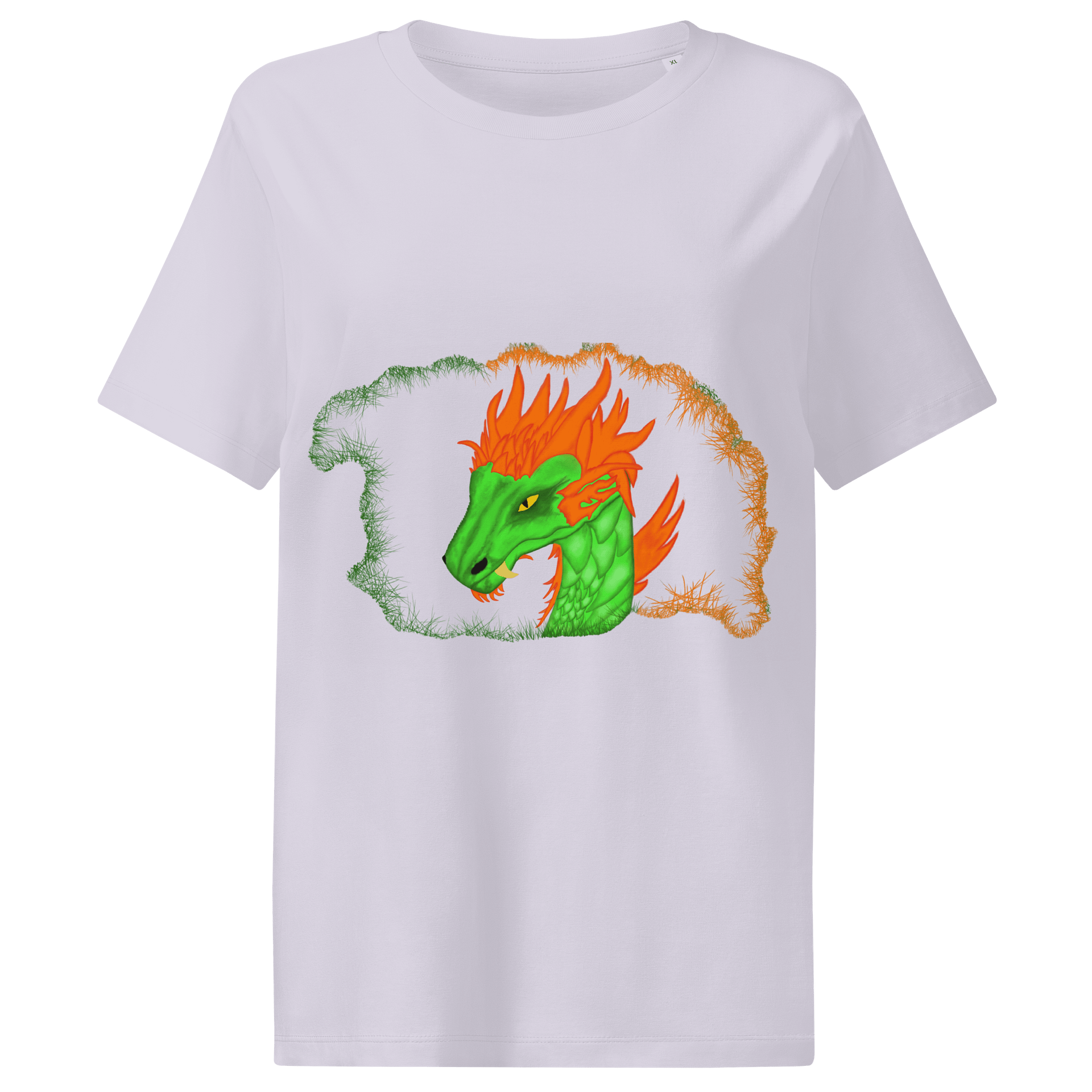 Fiery Dragon Organic Women's T-Shirt product image (1)
