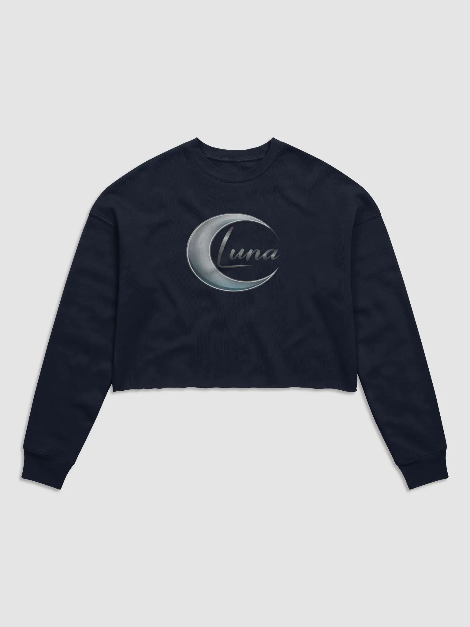 Luna Women's Fleece Crop Sweatshirt - Cozy and Stylish product image (3)