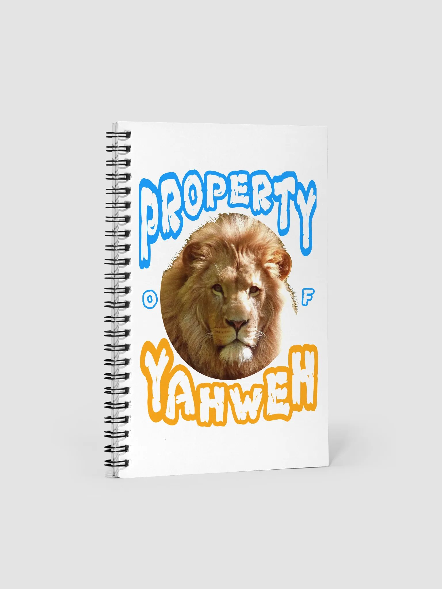 Divine Lion Spiral Notebook product image (1)