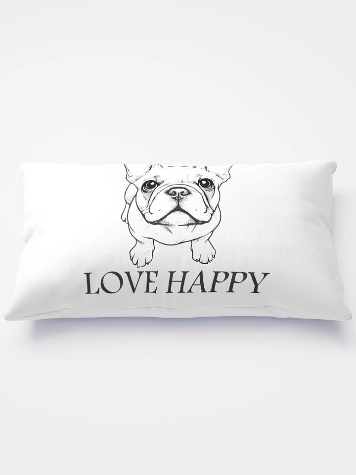 Love Happy - Frenchie Pillow product image (1)