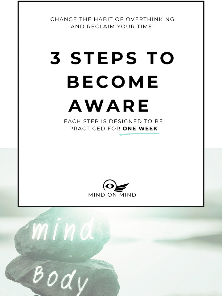 3 Steps to Become Aware of Overthinking product image (1)