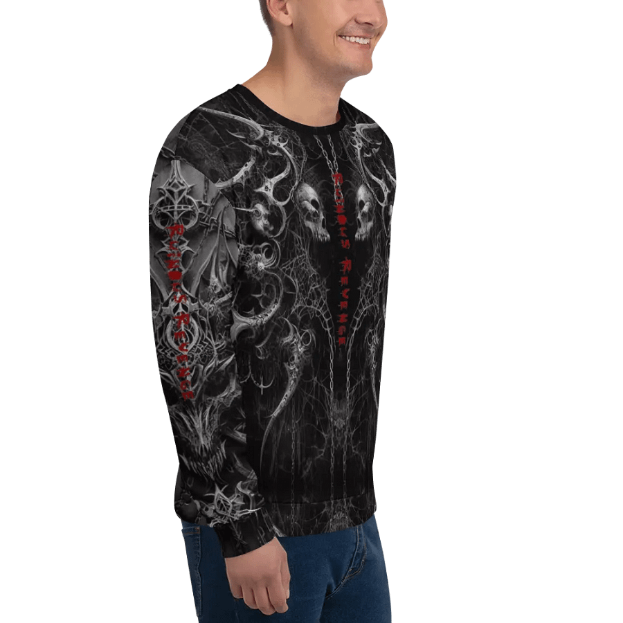 Ruinous Revenge ETHEREAL DARKNESS edition long sleeve sweatshirt product image (5)