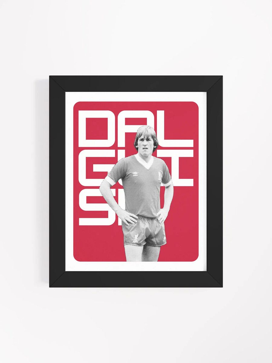 Kenny Dalglish BW Liverpool Name Art Framed Print product image (3)