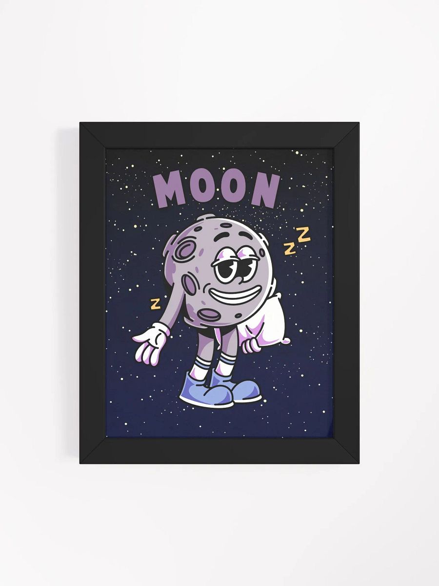 Retro Moon Framed Print product image (4)